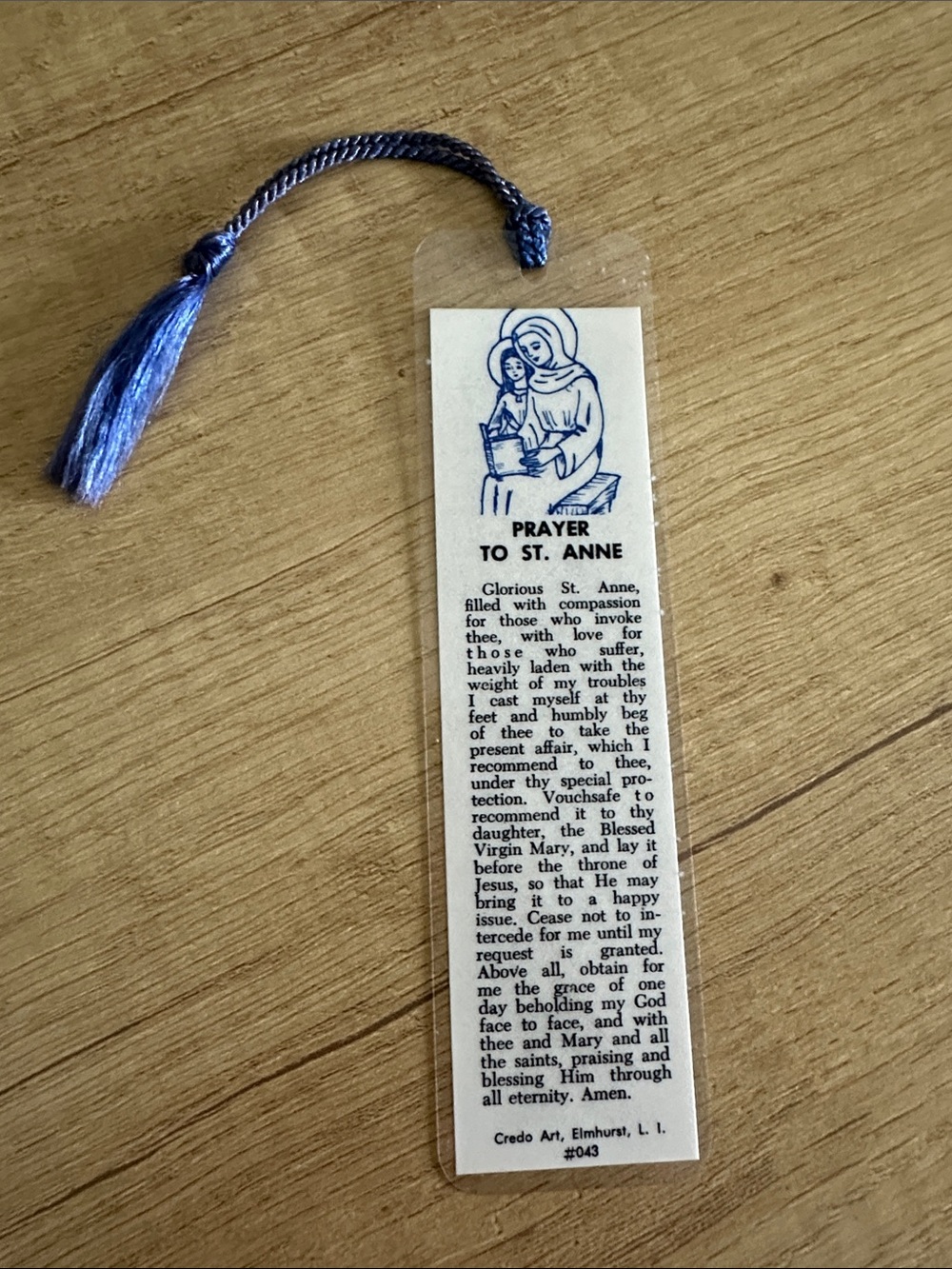 Prayer to St. Anne Bookmark